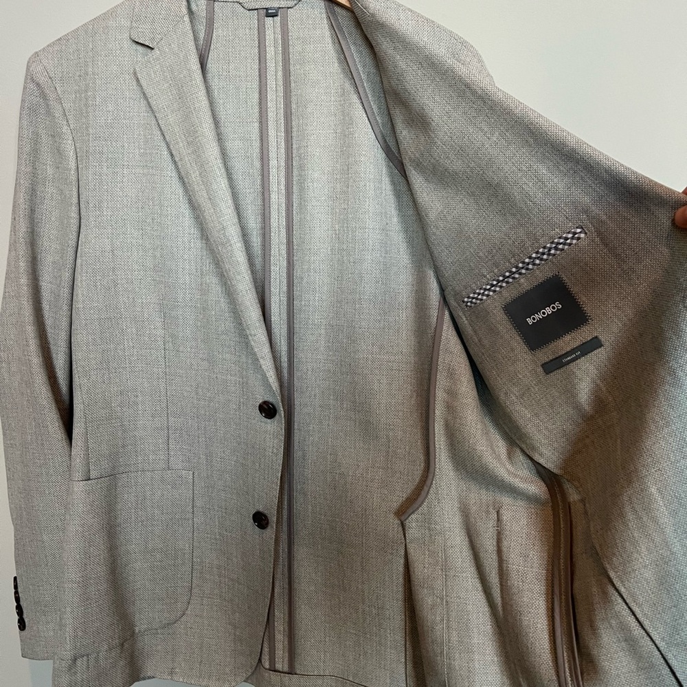 Bonobos Lightweight Unlined Wool Blazer - Picture 6 of 6
